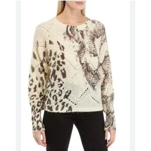 $89 XLG Cupio Women's Animal Printed Sweater BELK